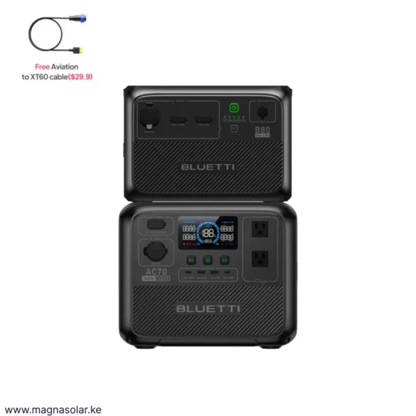 Bluetti Portable Power Station | 1000W - AC80(Premium 70） - Image 3